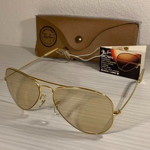 Vtg Ray Ban Aviators w/ B&L Changeable Lenses